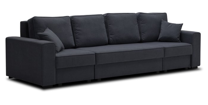 Диван-кровать Астон черного цвета - купить Прямые диваны по цене 61040.0