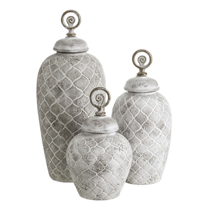 Керамическая ваза с крышкой - купить Вазы  по цене 5560.0