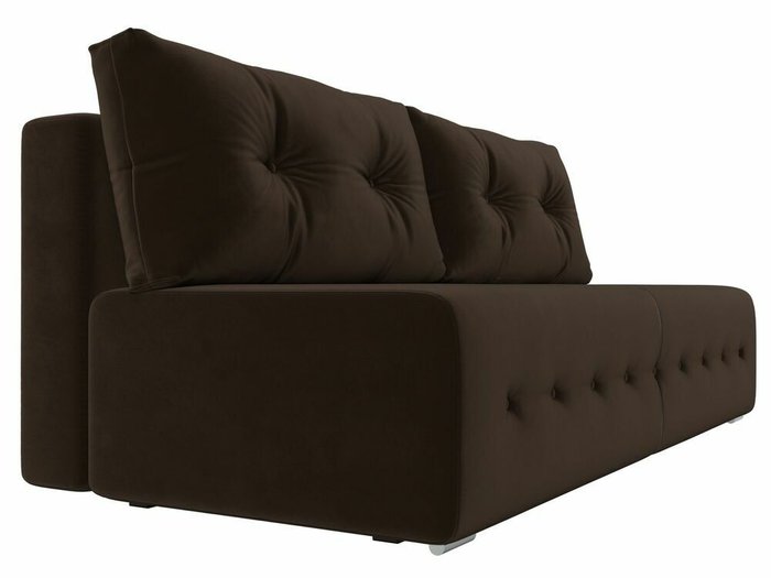 Прямой диван-кровать Лондон темно-коричневого цвета - лучшие Прямые диваны в INMYROOM