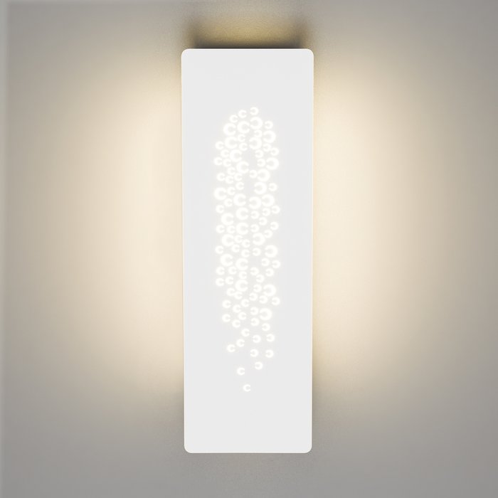 Настенный светодиодный светильник 40149/1 LED белый Grape - лучшие Бра и настенные светильники в INMYROOM