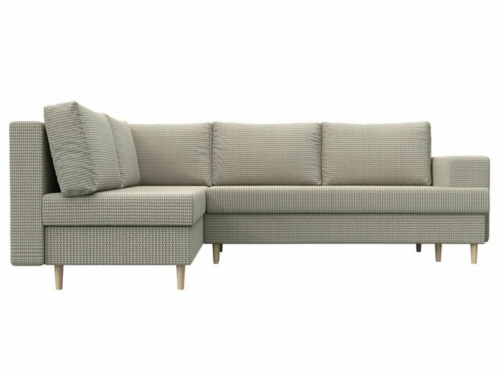 Угловой диван-кровать Сильвана серо-бежевого цвета левый угол - купить Угловые диваны по цене 60999.0