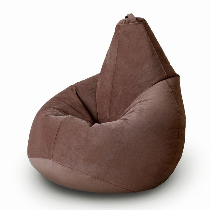 Кресло-мешок Комфорт Кофе с молоком шоколадно-коричневого цвета - купить Бескаркасная мебель по цене 5390.0