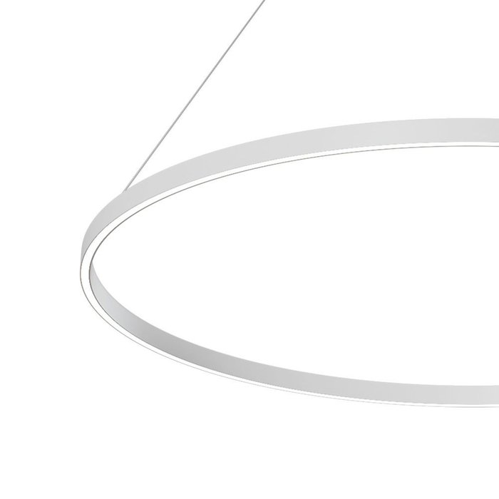 Подвесной светильник Rim из алюминия белого цвета  - купить Подвесные светильники по цене 37290.0