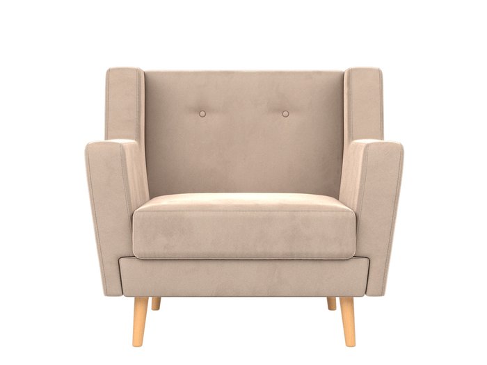 Кресло Брайтон бежевого цвета - купить Интерьерные кресла по цене 25999.0