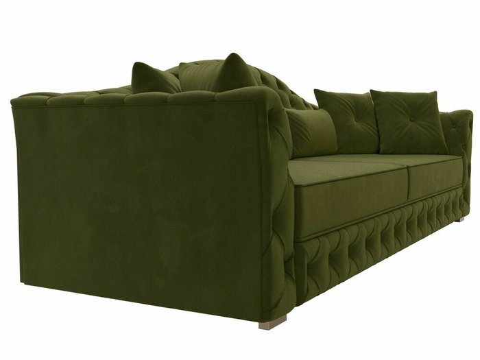 Прямой диван-кровать Артис зеленого цвета - лучшие Прямые диваны в INMYROOM