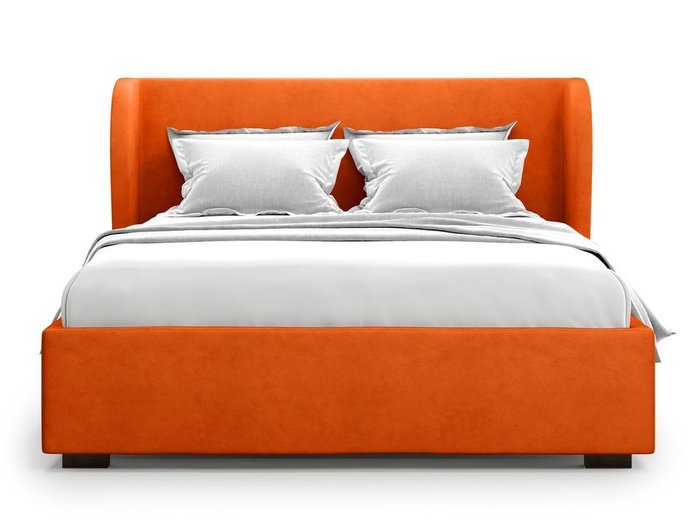 Кровать с подъемным механизмом Tenno 160х200 оранжевого цвета - купить Кровати для спальни по цене 49000.0