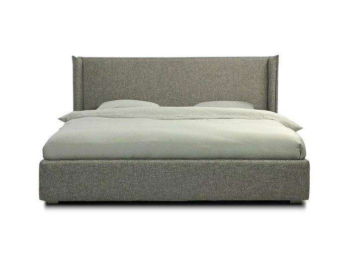 Кровать Lofty 160х200 серого цвета с ортопедической решеткой - купить Кровати для спальни по цене 99230.0