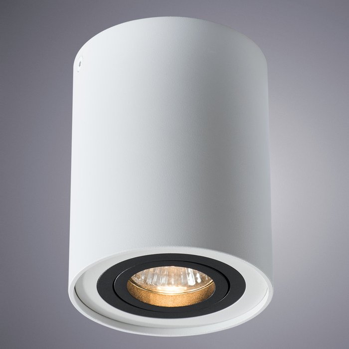Потолочный светильник из металла белого цвета - купить Потолочные светильники по цене 1990.0