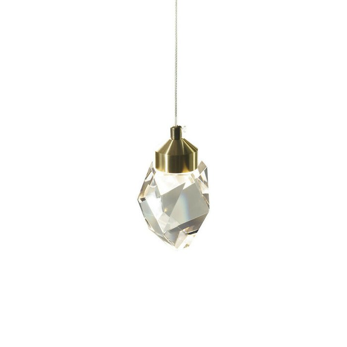 Подвесной светодиодный светильник Rock золотого цвета - купить Подвесные светильники по цене 8080.0