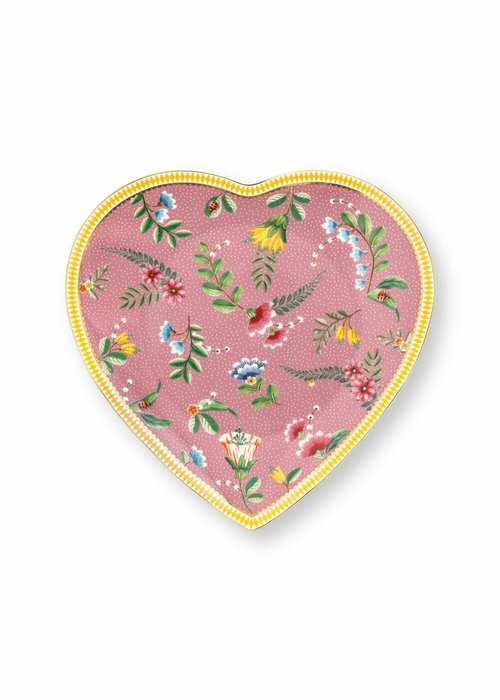 Набор из 2-х тарелок в форме сердца La Majorelle Pink, 21,5 см - лучшие Тарелки в INMYROOM