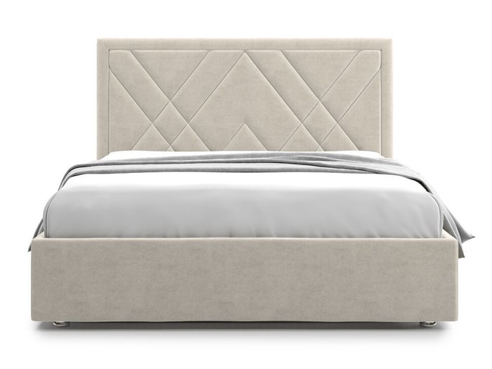 Кровать Premium Milana 2 140х200 бежевого цвета с подъемным механизмом - купить Кровати для спальни по цене 53000.0