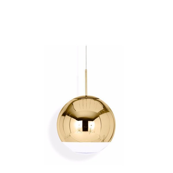 Подвесной светильник Mirror Ball D15 золотого цвета 