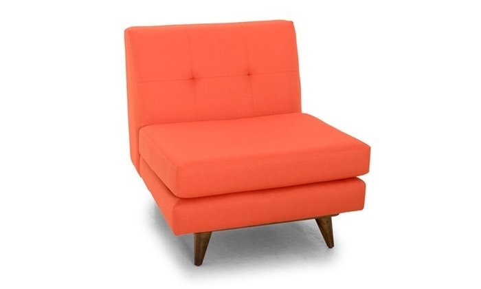 Кресло оранжевого цвета