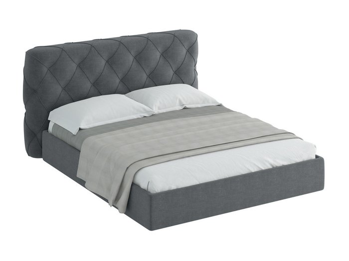 Кровать Ember серого цвета 160х200