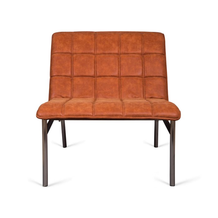 Кресло Glossy оранжево-карамельном цвета - купить Интерьерные кресла по цене 35471.0