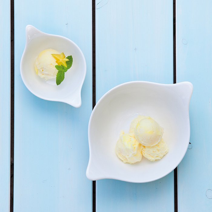 Миска Leaf белого цвета - лучшие Аксессуары для кухни в INMYROOM