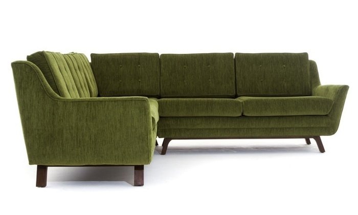 Модульный угловой диван зеленого цвета - лучшие Угловые диваны в INMYROOM