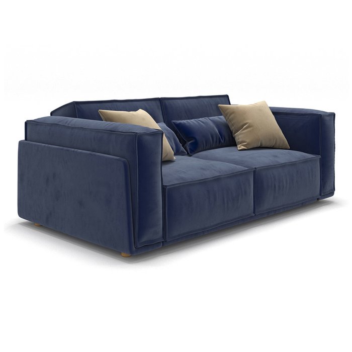 Диван-кровать Vento light двухместный синего цвета - лучшие Прямые диваны в INMYROOM