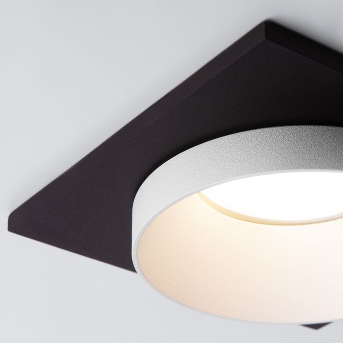 Встраиваемый точечный светильник 117 MR16 белый/черный Solas - лучшие Встраиваемые споты в INMYROOM