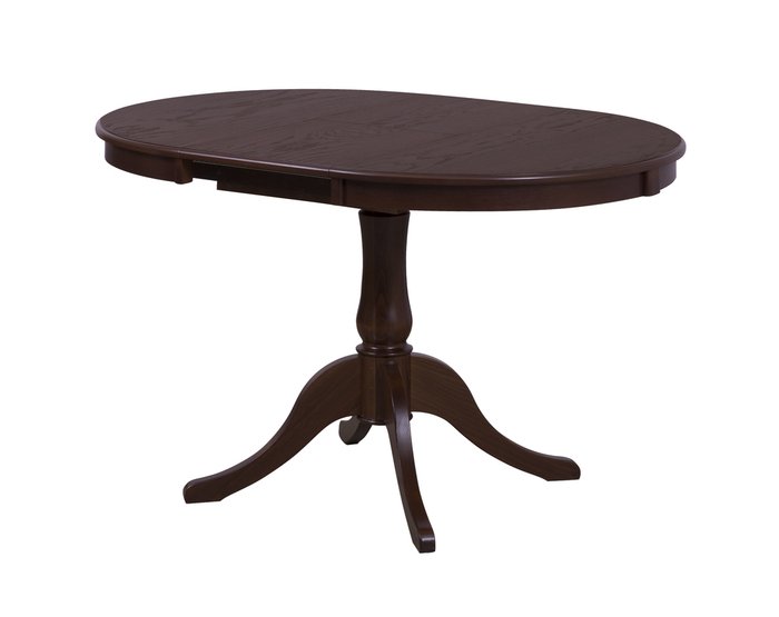 Раздвижной обеденный стол Амадей коричневого цвета - купить Обеденные столы по цене 18912.0