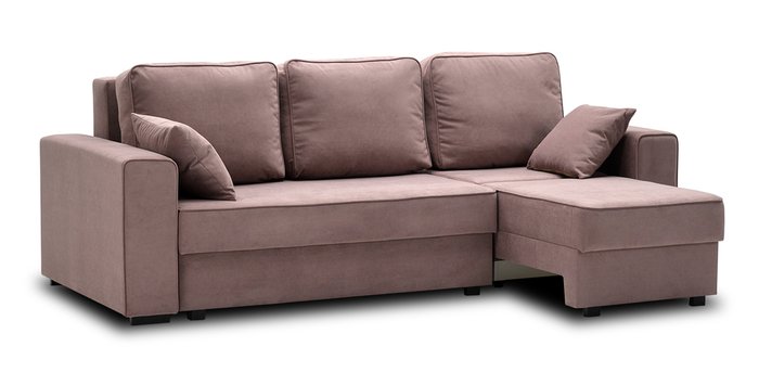 Диван-кровать Астон розового цвета - лучшие Прямые диваны в INMYROOM