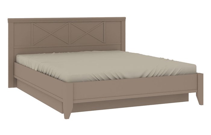 Кровать с подъемным механизмом Кантри 180х200 серого цвета - купить Кровати для спальни по цене 69190.0