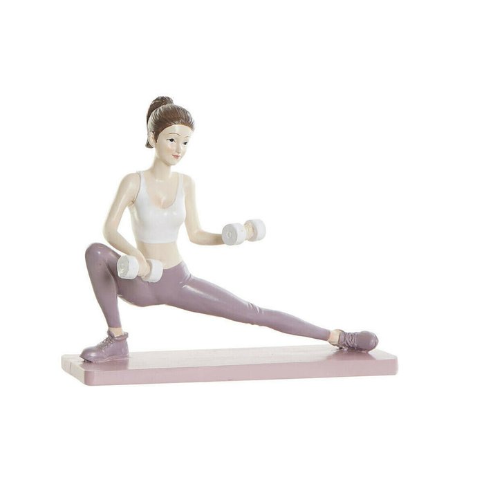 Декоративная фигура Розовый Yoga Scandi 20 x 8 x 16,5 cm