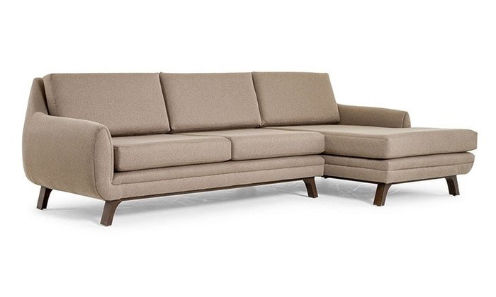 Модульный угловой диван бежевого цвета - купить Угловые диваны по цене 137900.0