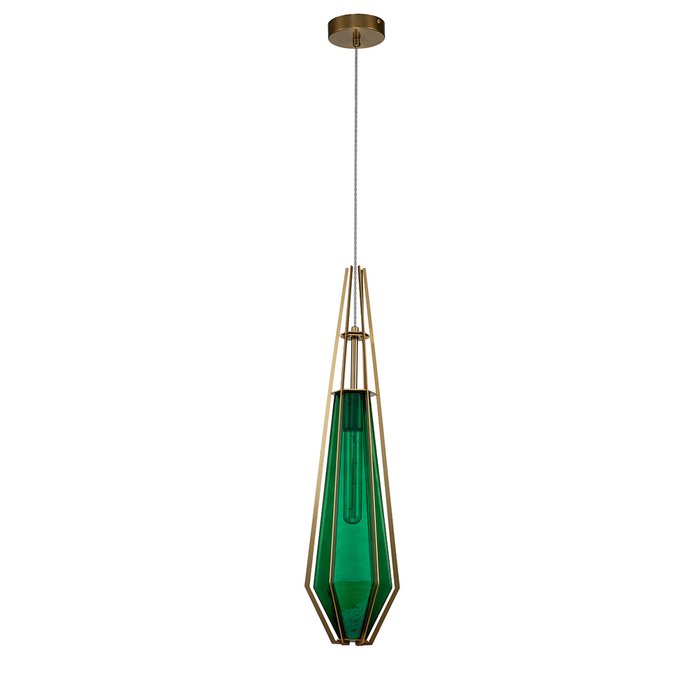 Подвесной светильник Vista зеленого цвета - купить Подвесные светильники по цене 16620.0