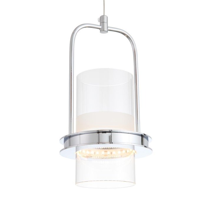 Подвесной светодиодный светильник из пластика и металла - купить Подвесные светильники по цене 6220.0