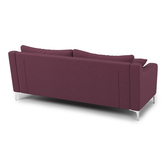 Диван Mendini ST (204 см) бордового цвета - лучшие Прямые диваны в INMYROOM