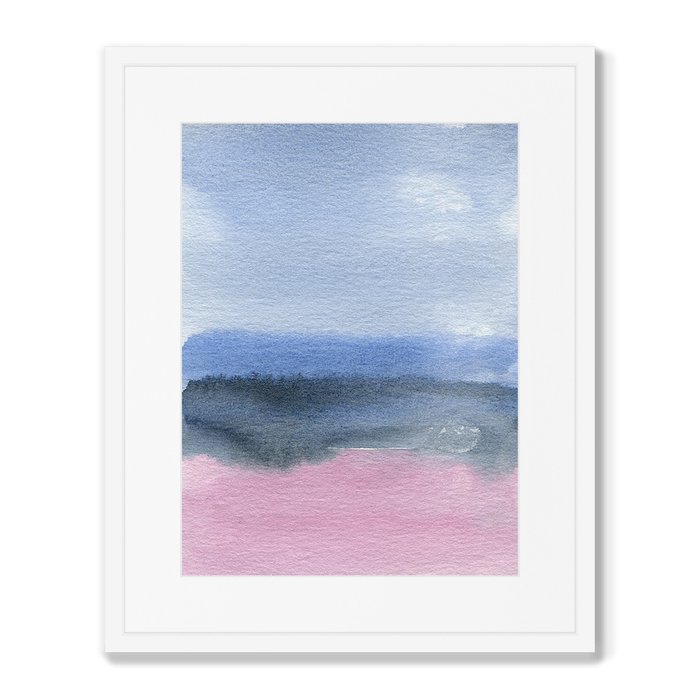 Набор из 2-х репродукций картин в раме Landscape colors, No1 - купить Картины по цене 16398.0