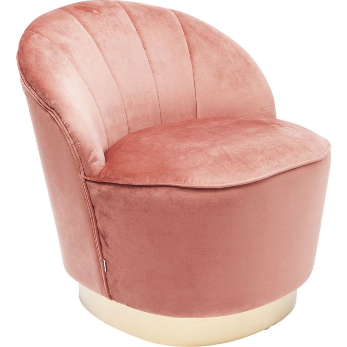 Кресло Cherry розового цвета