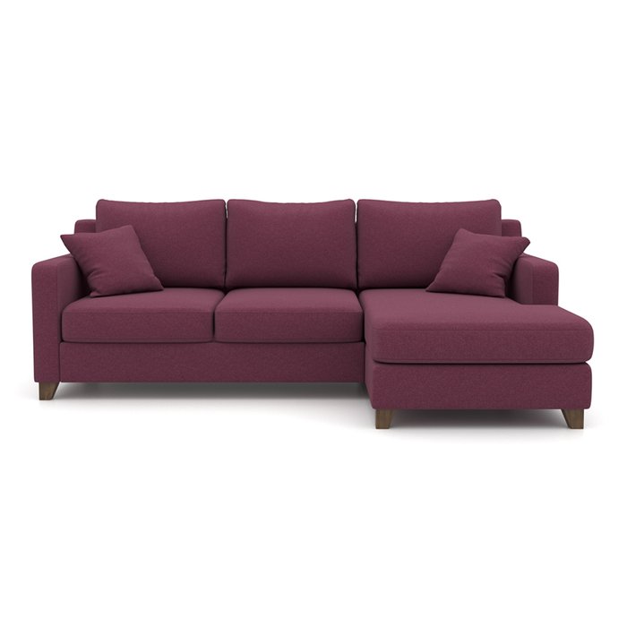 Угловой диван-кровать Mendini EKL бордового цвета - купить Угловые диваны по цене 92400.0