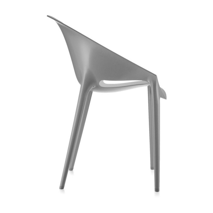 Стул Dr Yes серого цвета - лучшие Обеденные стулья в INMYROOM