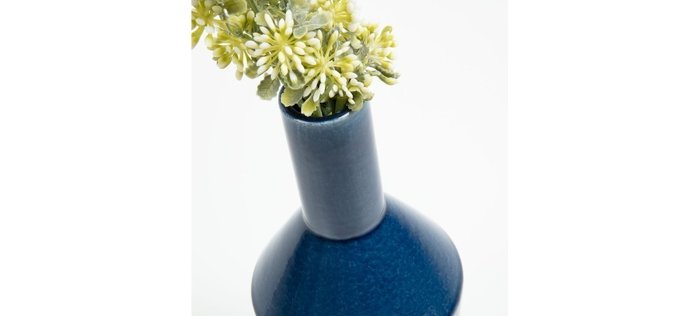 Керамическая ваза Cokkie синего цвета - купить Вазы  по цене 4490.0