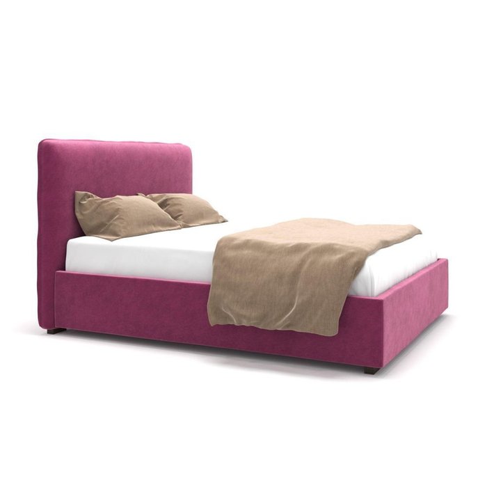 Кровать Brooklyn  с подъемным механизмом розовая 140х200 - купить Кровати для спальни по цене 56900.0