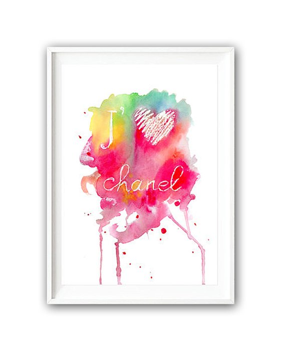 Постер "Люблю Шанель" А4