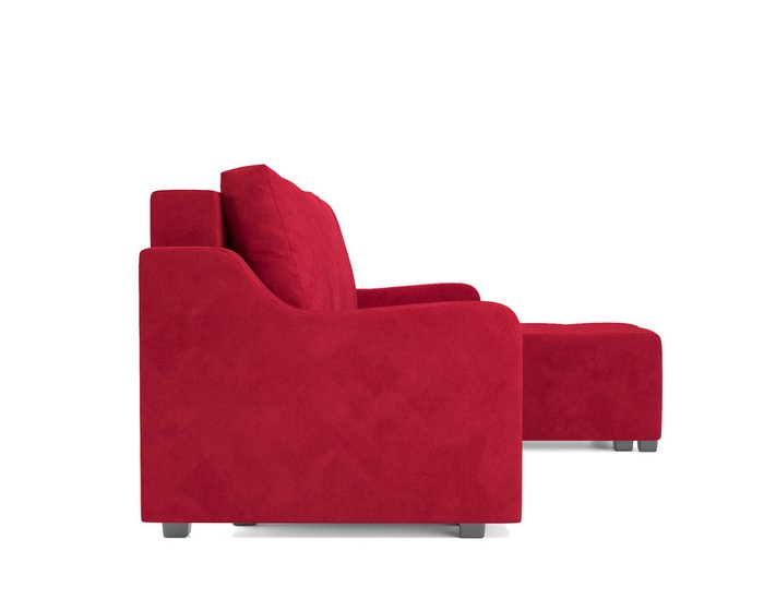 Угловой диван-кровать Берн красного цвета - лучшие Угловые диваны в INMYROOM