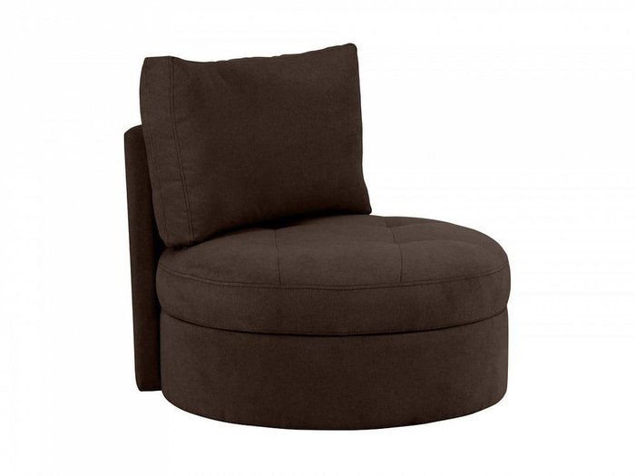 Кресло Wing Round темно-коричневого цвета - купить Интерьерные кресла по цене 32580.0