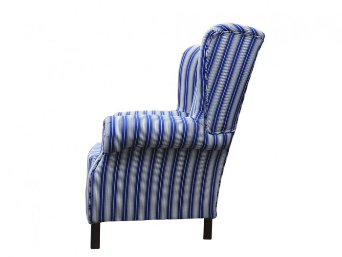 Кресло Жуи Бордо сине-белого цвета - купить Интерьерные кресла по цене 38400.0