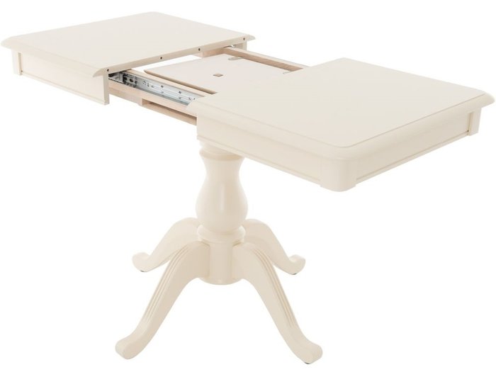 Стол раздвижной Фабрицио мини цвета слоновой кости - лучшие Обеденные столы в INMYROOM