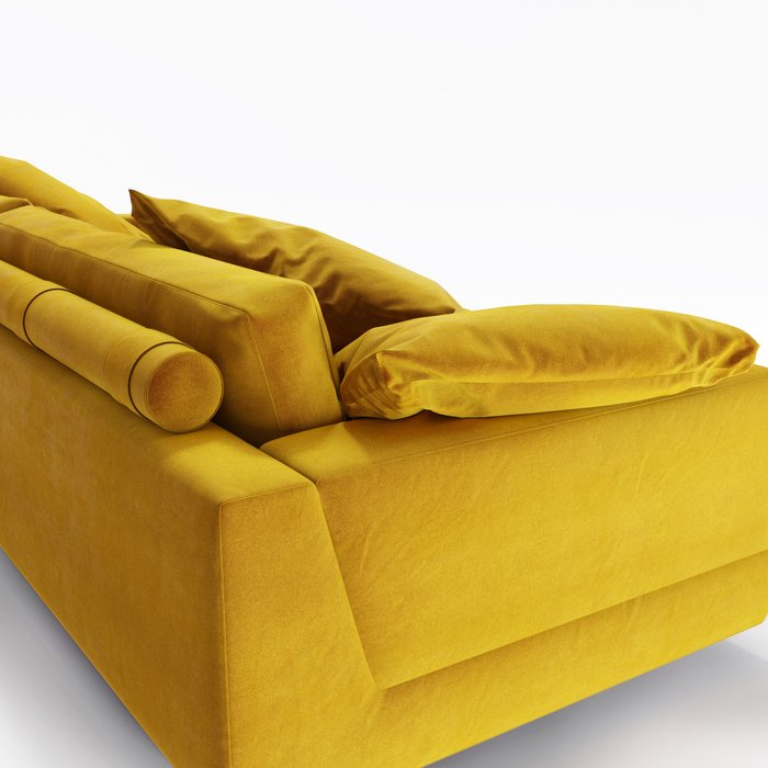 Диван Amur желтого цвета - купить Прямые диваны по цене 370853.0