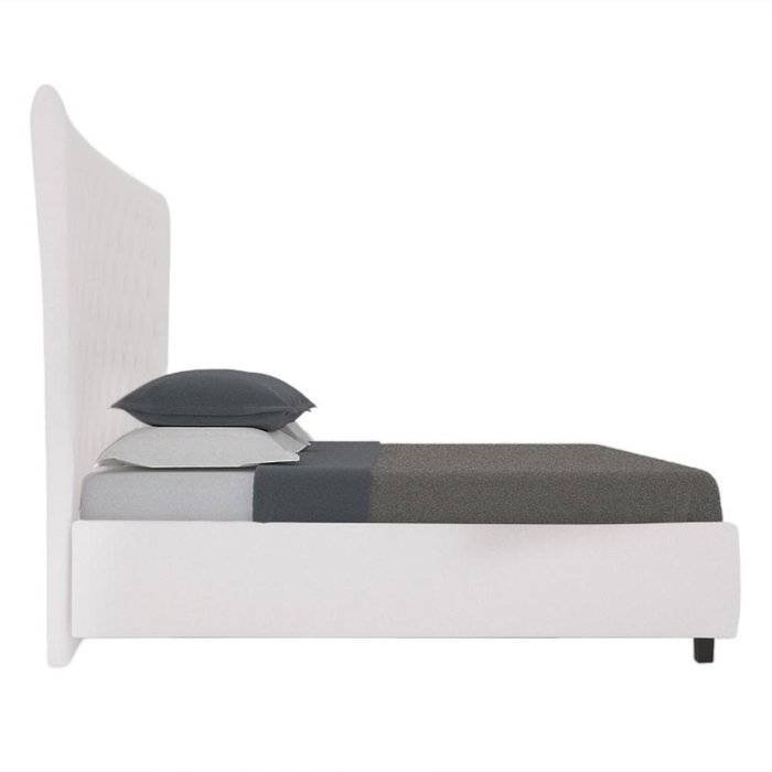Кровать QuickSand Велюр Молочный 140х200 - купить Кровати для спальни по цене 102000.0