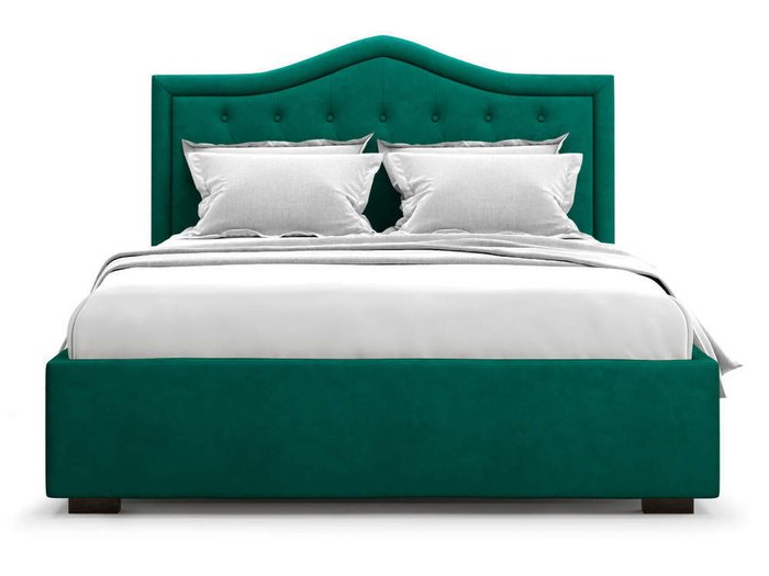 Кровать Tibr без подъемного механизма 180х200 зеленого цвета