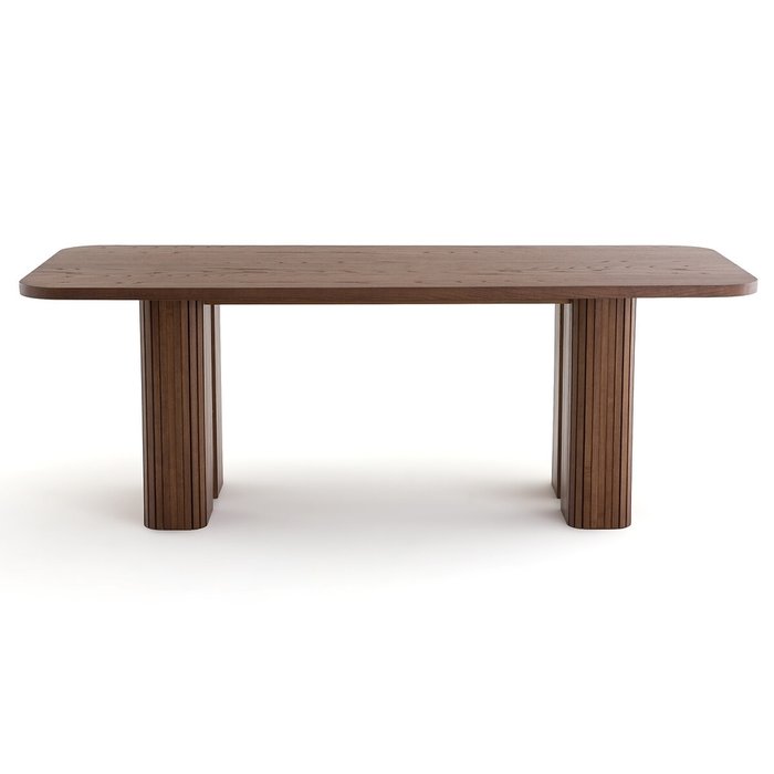Стол обеденный прямоугольный Lazar коричневого цвета - купить Обеденные столы по цене 96024.0