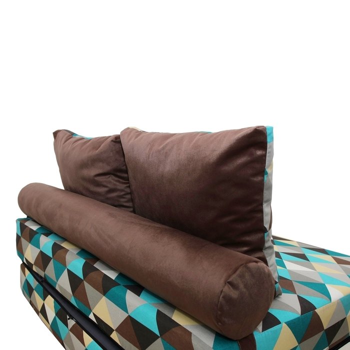 Диван-кровать с валиком и подушками - лучшие Бескаркасная мебель в INMYROOM