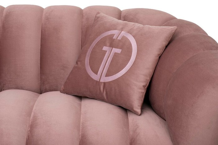 Диван Fabio розового цвета  - лучшие Прямые диваны в INMYROOM