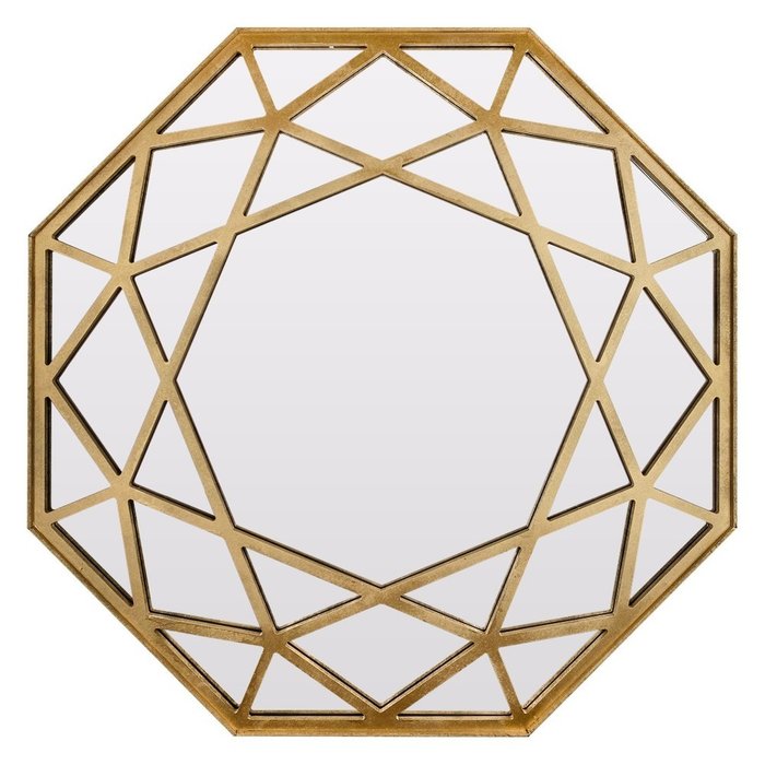 Зеркало настенное Ferrano золотого цвета