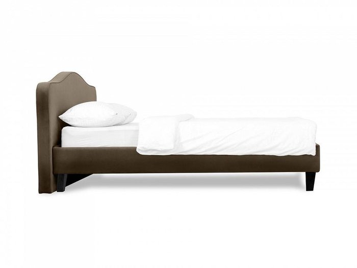 Кровать Queen II Elizabeth L 160х200 коричневого цвета - лучшие Кровати для спальни в INMYROOM